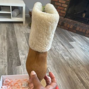 KORS Michael Kors Horwich Suede Wedge Boots